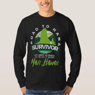 Camiseta Aventura de viaje RJC Road to Hana Survivor Maui H