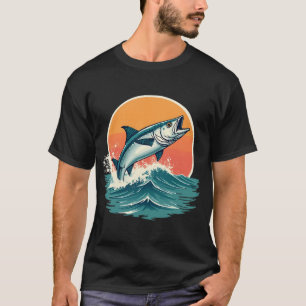 Camiseta Aventura del atún de Florida tropical al atardecer