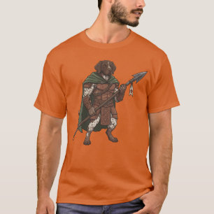 Camiseta Aventura del gladiador Pointer de pelo corto alemá