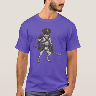 Camiseta Aventura del gladiador Pointer de pelo corto alemá