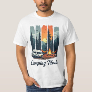 Camiseta Aventura del glamour   Van Camping Tee