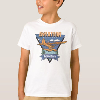 Camiseta Aventura del hidroavión de la aviación