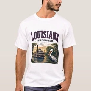 Camiseta Aventura del patrimonio de la bahía de Louisiana