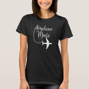 Camiseta Aventura del viajero de vacaciones en modo avión