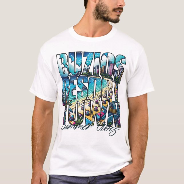 Camiseta Aventura divertida de Summer Beach Trip Family Mat (Anverso)