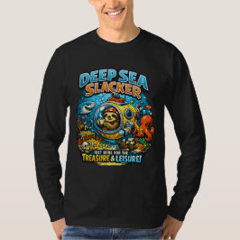 Camiseta Aventura divertida en el océano, arte divertido de