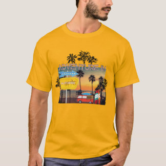 Camiseta Aventura en amarillo para hombres de California
