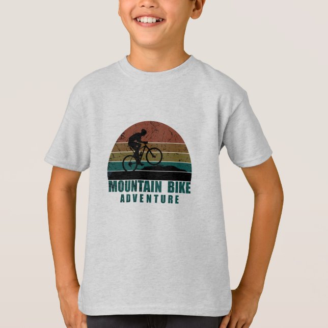Camiseta Aventura en bicicleta de montaña Mtb (Anverso)