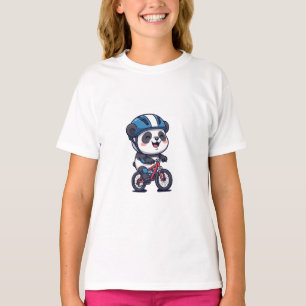 Camiseta Aventura en Bicicleta Panda Kids