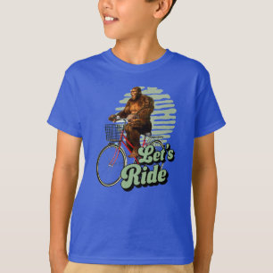 Camiseta Aventura en bicicleta por el bosque Sasquatch