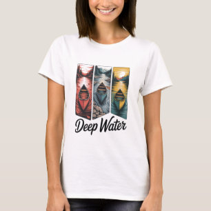 Camiseta Aventura en Canoa de Aguas Profundas Inspirando al