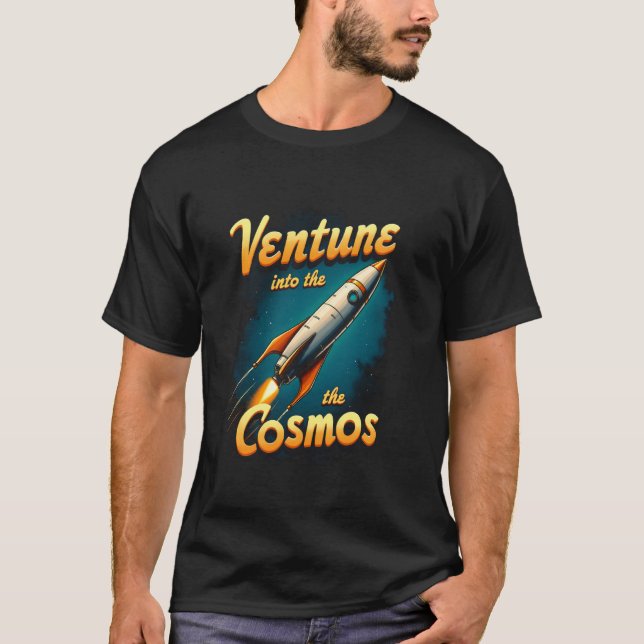 Camiseta Aventura en el Cohete Cosmos - Espacio Explorer Gr (Anverso)