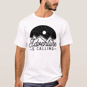 Camiseta Aventura en la Montaña que Llama