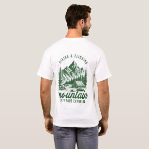 Camiseta Aventura en la Montaña: Senderismo y Escalada