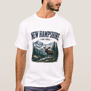 Camiseta Aventura en las Montañas Blancas de New Hampshire