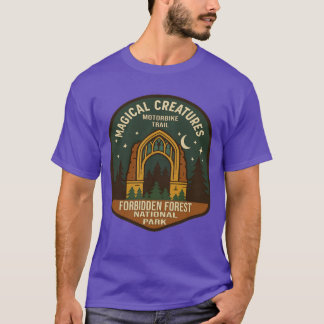 Camiseta Aventura en Motocicleta de Criaturas Mágicas de Ha