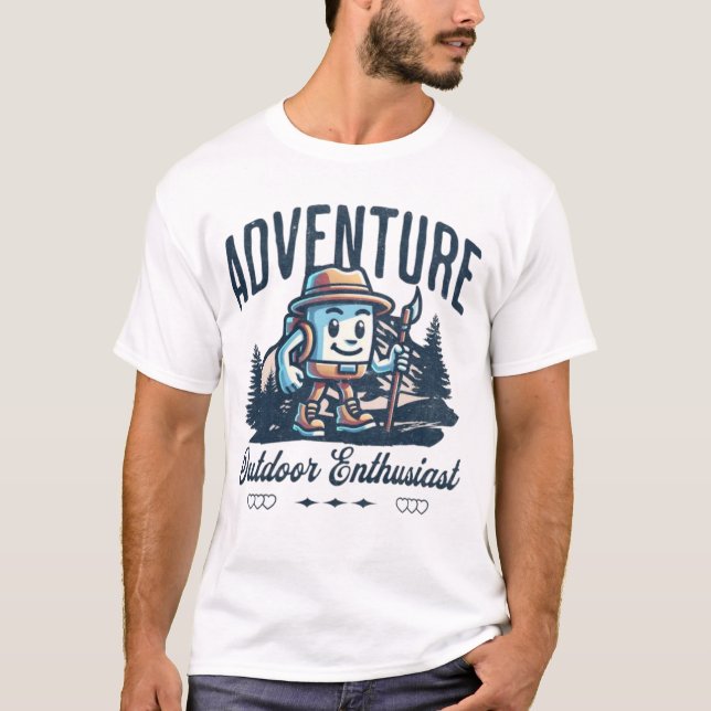 Camiseta Aventura Entusiasta (Anverso)