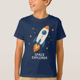 Camiseta Aventura Espacial Cohete Explorador Espacial