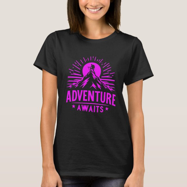 Camiseta "Aventura espera" (Anverso)