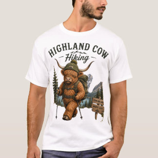 Camiseta Aventura Esperando: Diseño Gráfico de Vaca de las 