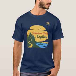 Camiseta Aventura Esperando: Explora y Disfruta la Naturale
