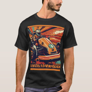 Camiseta Aventura explosiva: Monstruo de inspiración retro