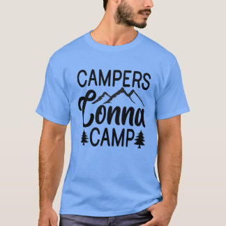 Camiseta Aventura familiar divertida de camping