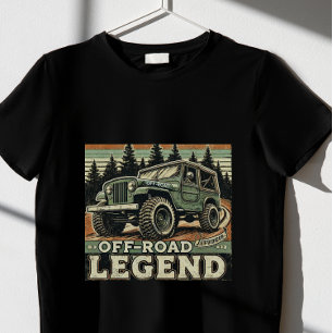 Camiseta aventura fuera de carretera