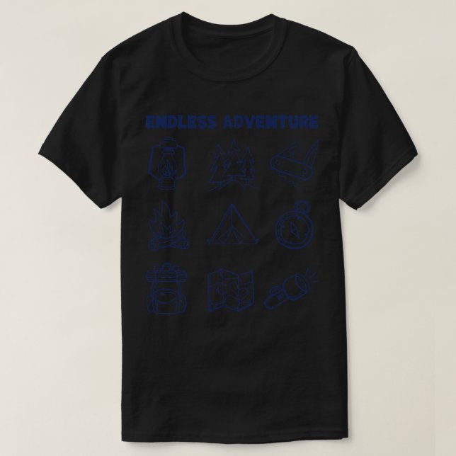 Camiseta Aventura infinita (Diseño del anverso)