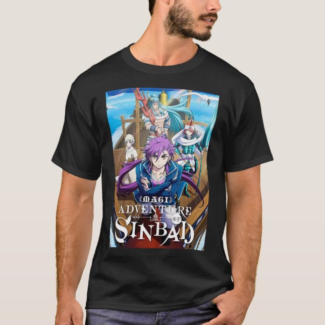Camiseta Aventura Magi de Sinbad (Anverso)