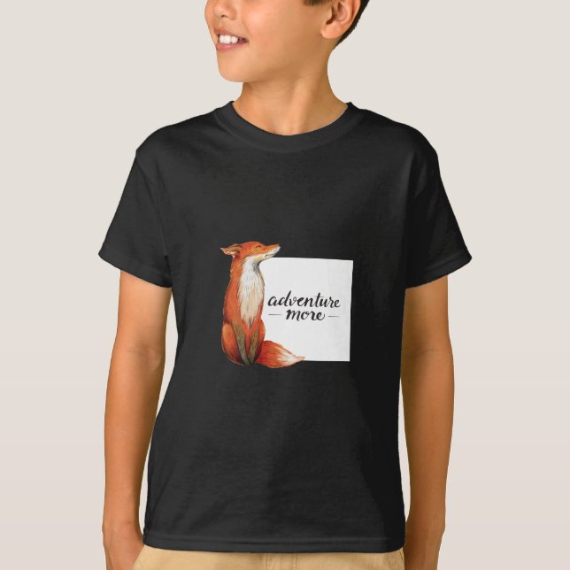 Camiseta aventura más zorro (Anverso)