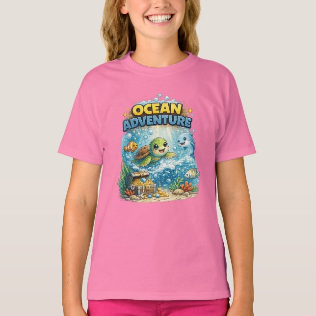 Camiseta Aventura Oceánica (Anverso)