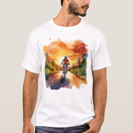 Camiseta Aventura para ciclismo de otoño - Paseo en bicicle