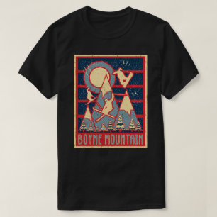 Camiseta Aventura para esquiar en Boyne Mountain de los año