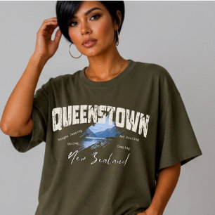 Camiseta Aventura personalizada en Queenstown Nueva Zelanda
