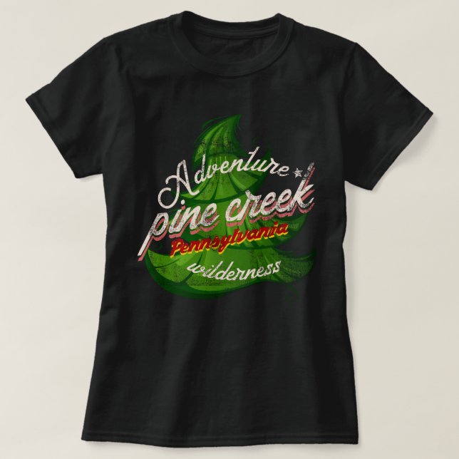 Camiseta Aventura Pine Creek Pennsylvania (Diseño del anverso)