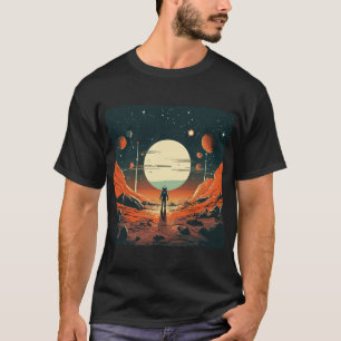 Camiseta Aventura Retro Sci-Fi