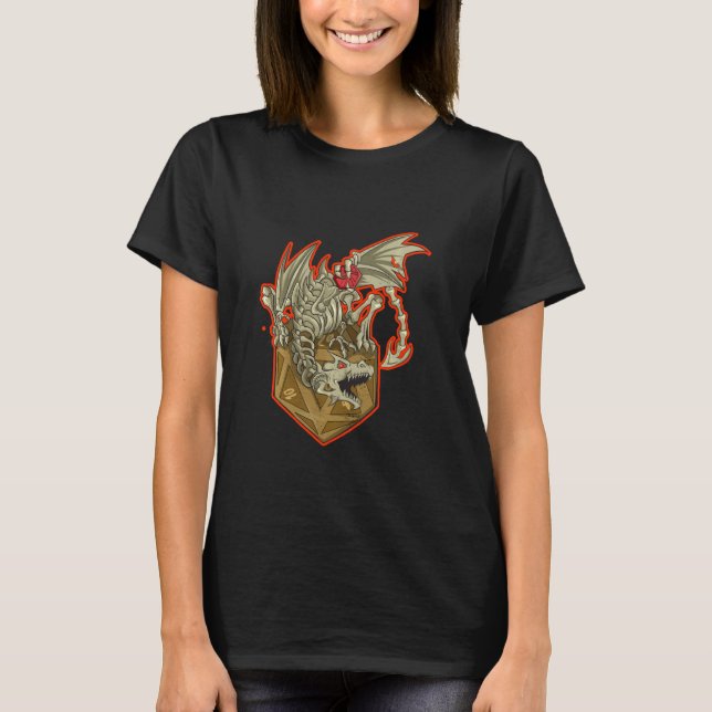 Camiseta Aventura Rpg Dice Fantasy Rolling Gamers (Anverso)