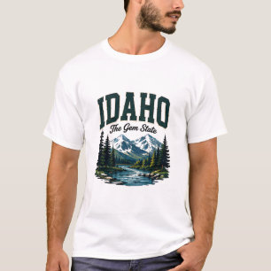 Camiseta Aventura salvaje en las montañas de Idaho