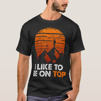 Camiseta Aventura Senderismo Me Gusta Estar Arriba