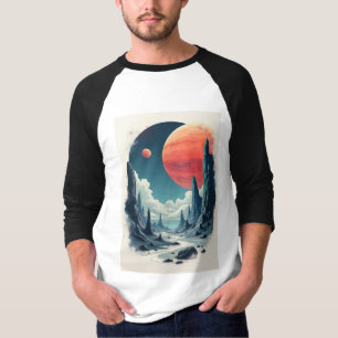 Camiseta Aventura Universa: Engrosando el arte espacial par
