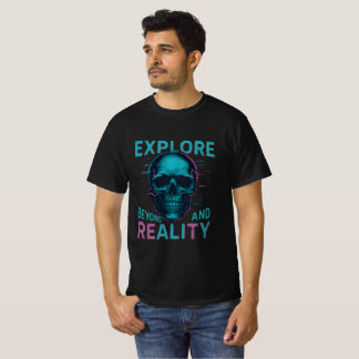 Camiseta aventurar a los desconocidos a corto y explorador