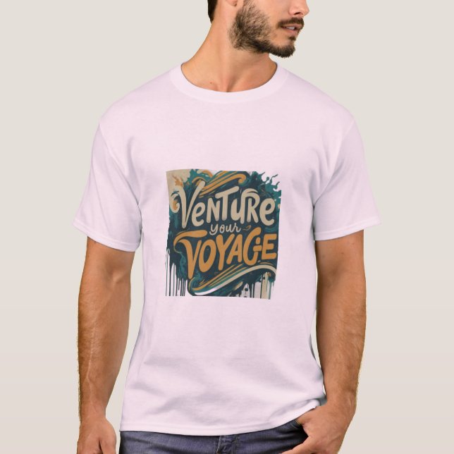 Camiseta Aventurar su viaje (Anverso)