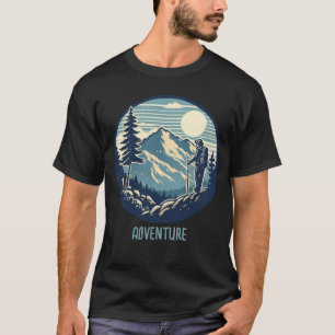 Camiseta Aventuras al aire libre, senderismo y exploración 