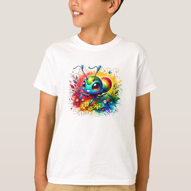 Camiseta Aventuras antagónicas: Un arcoiris divertido (Anverso)