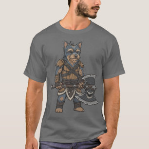 Camiseta aventuras Australian Silky Terrier gladiador