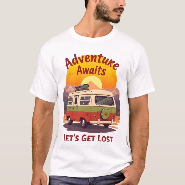 Camiseta Aventuras de aventura - Vamos a perder la vida de  (Anverso)