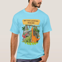 Camiseta aventuras de DINOSAURIOS PREHISTÓRICOS CITAS