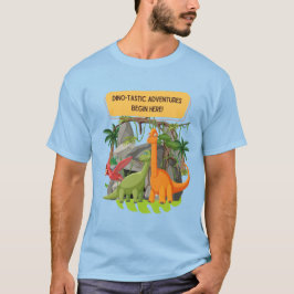 Camiseta aventuras de DINOSAURIOS PREHISTÓRICOS CITAS
