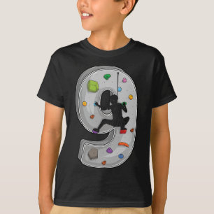 Camiseta aventuras de escalada en roca de cumpleaños número